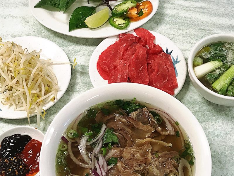 Saigon Gessner Noodle & Rice food